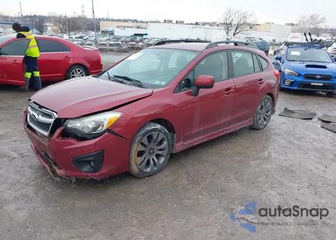 2014 Subaru Impreza 2.0I Sport Premium from USA, damaged, VIN JF1GPAL61E8287346